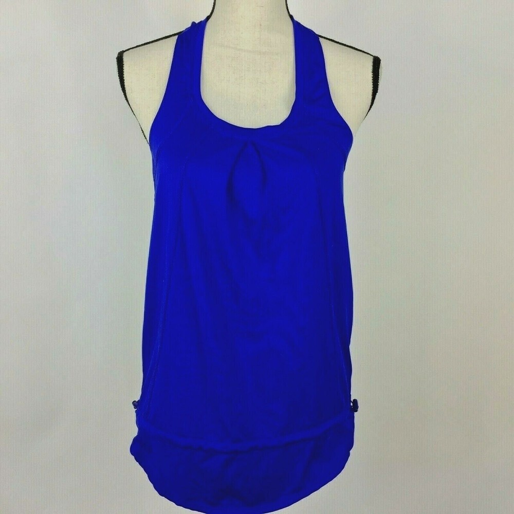 Weatherproof 32 Degrees Cool Tank Top Women Small T-Back  Blue